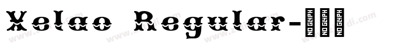 Xelao Regular字体转换